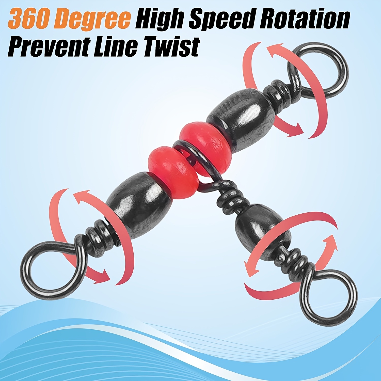 3 Three Way Swivels,Triple Swi - Monofilament Line incelemesi ve fiyatı