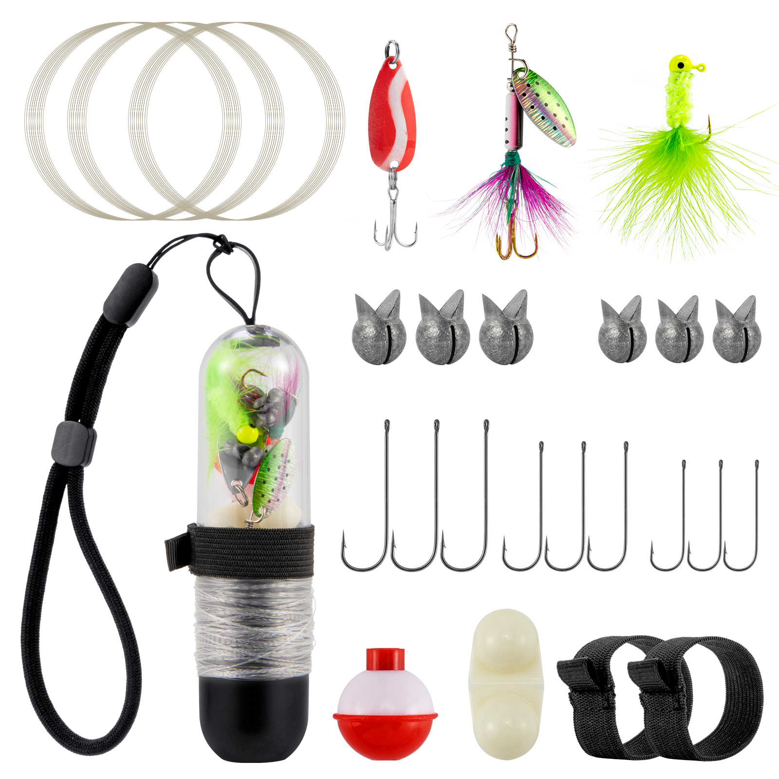 25pcs Survival Fishing Kit Poc - Fishing Line Spool incelemesi ve fiyatı