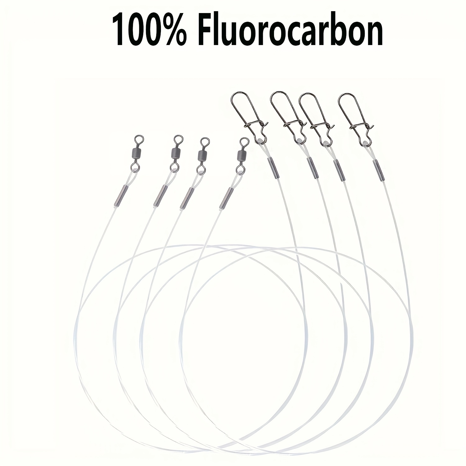 12Pcs 100% Fluorocarbon Fishin - Copolymer Line incelemesi ve fiyatı