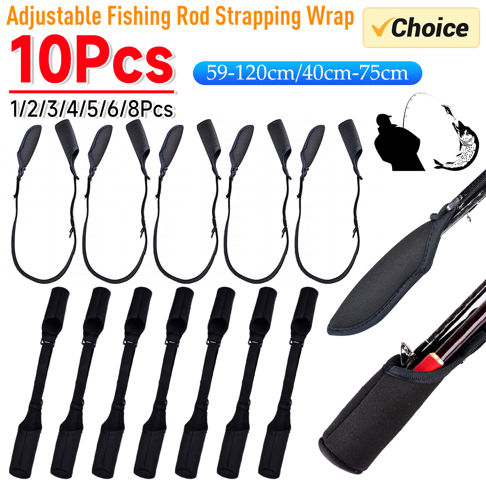 1-10PCS Fishing Rod Socks Srta - Fishing Line Box incelemesi ve fiyatı