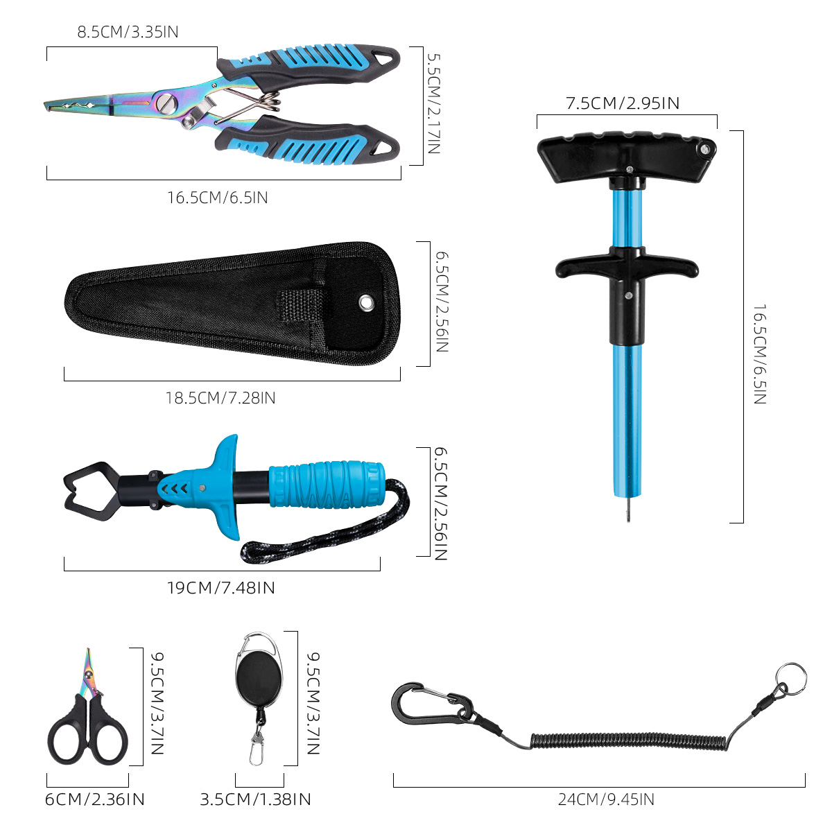 7-piece fishing tool set, prof - Freshwater Line incelemesi ve fiyatı