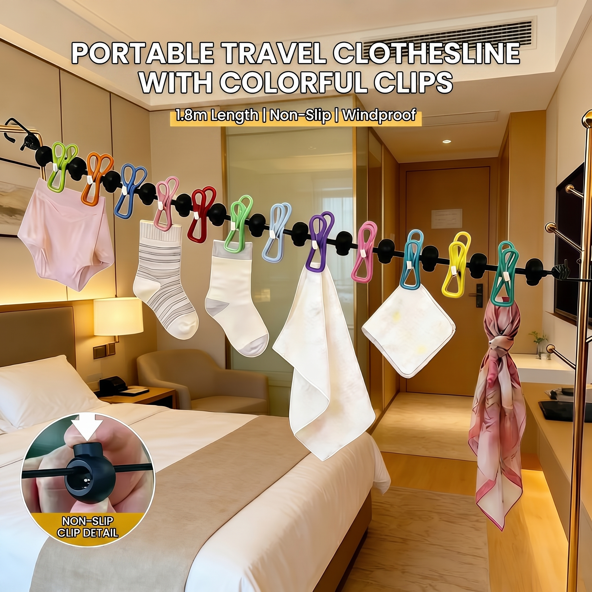 Travel Clothesline Clothes Lin - Tippet Line incelemesi ve fiyatı