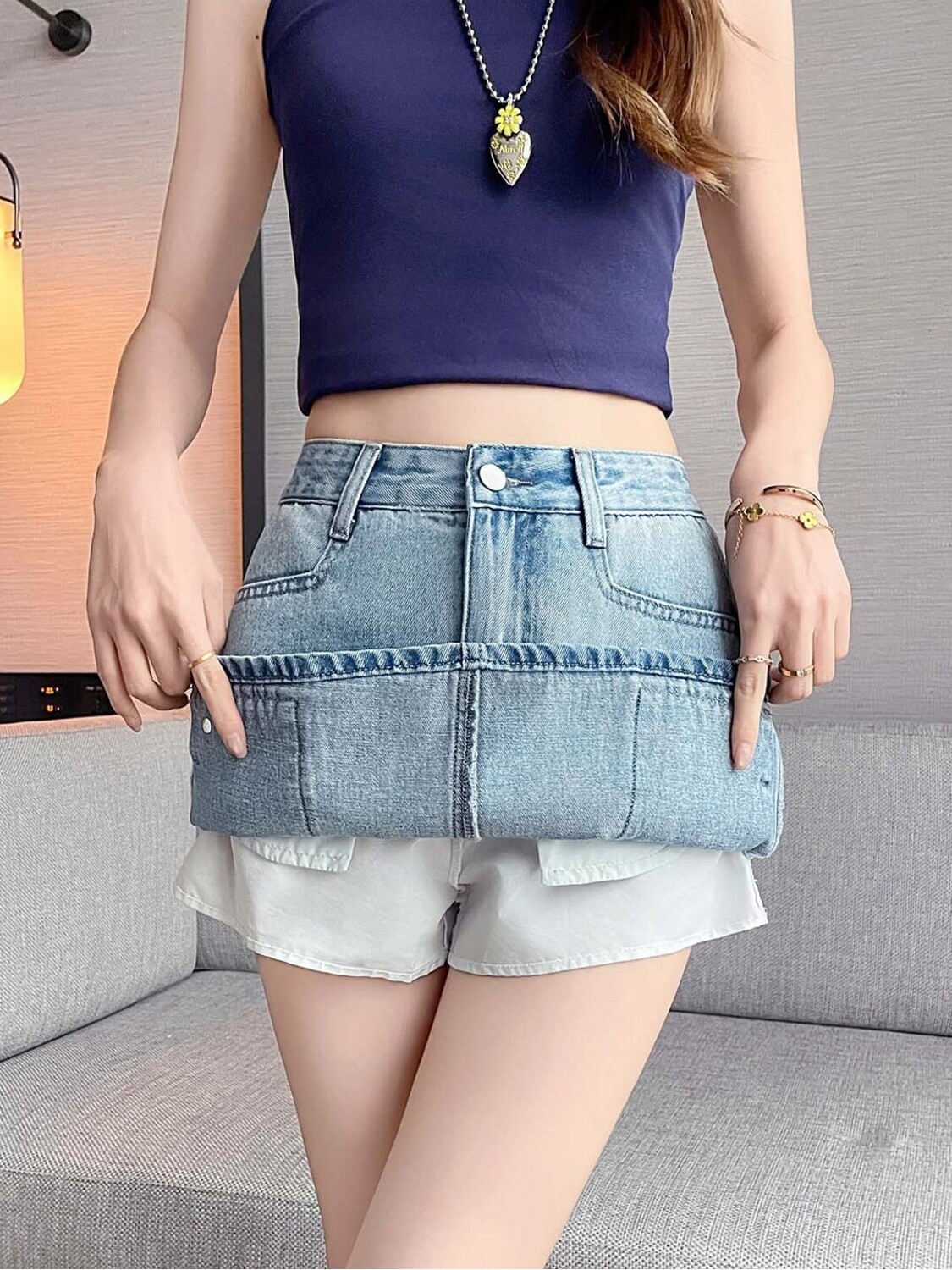 Women High Waist Cargo Denim M - Fly Line incelemesi ve fiyatı